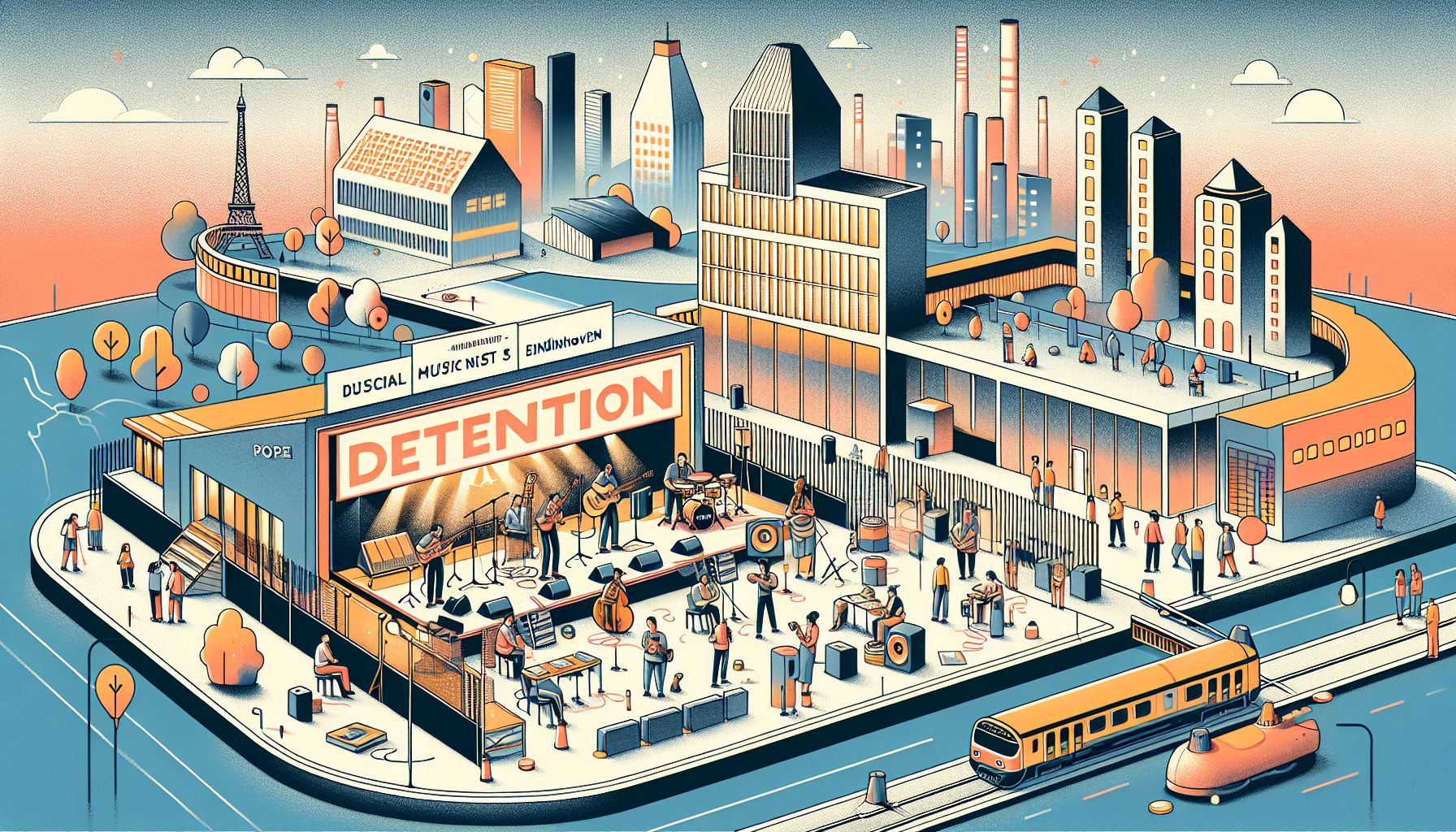 Muzikanten schitteren op Detention-avond in Strijp-S Eindhoven