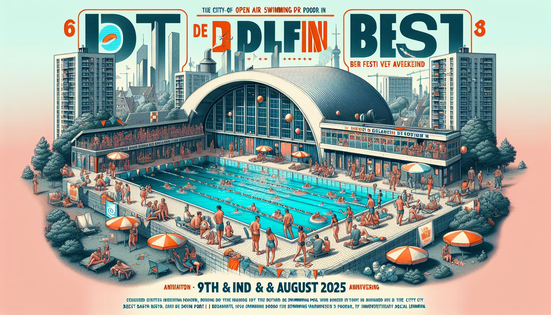 Openluchtzwembad De Dolfijn viert 60 jaar met feestweekend