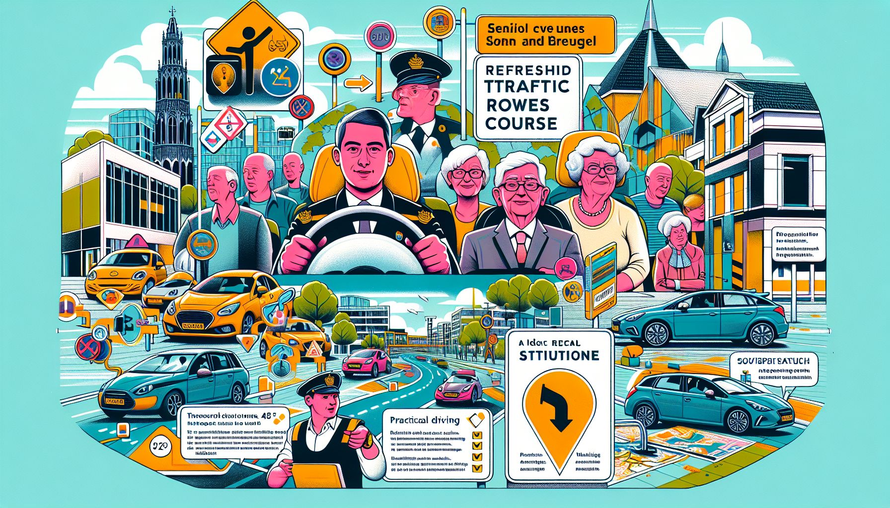 opfriscursus verkeersregels in son en breugel voor 50-plussers