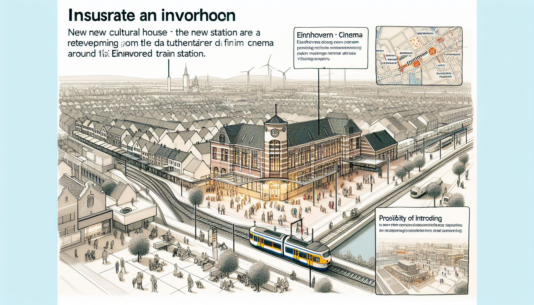 Nieuw cultuurhuis en bioscoop gepland in stationsomgeving Eindhoven