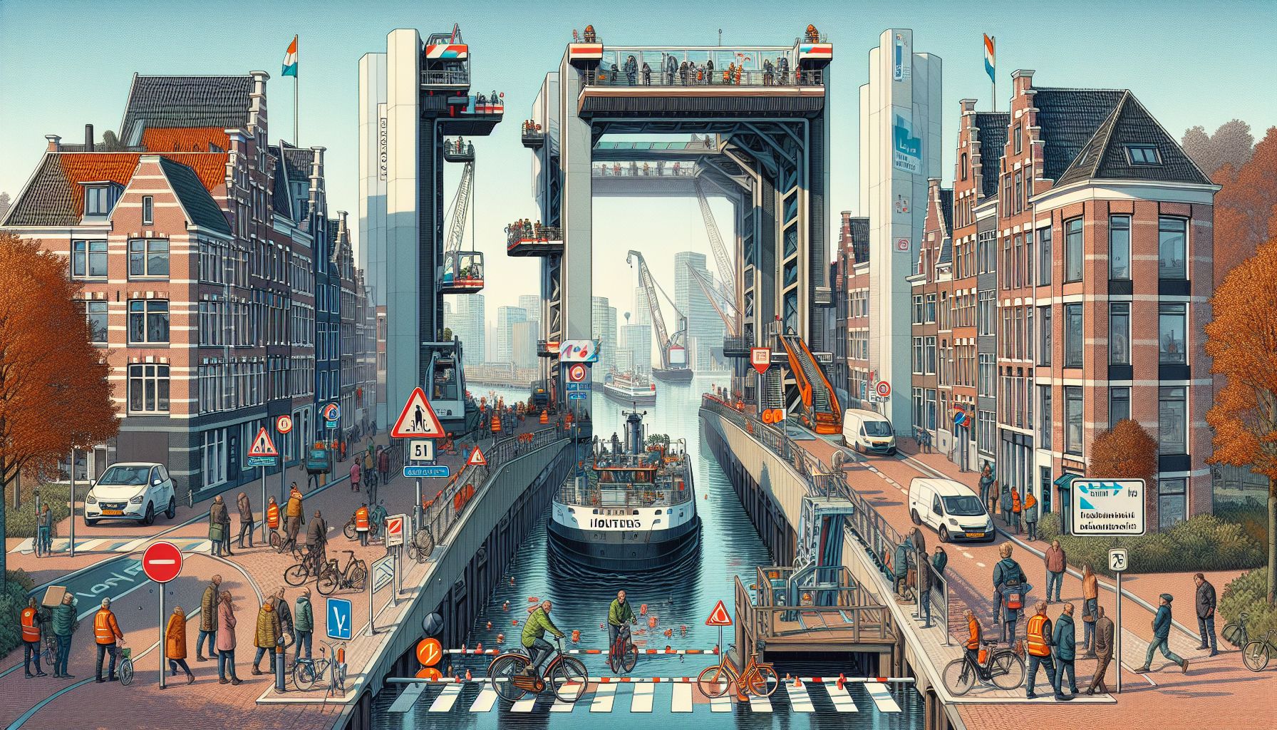 Brug Houtens in Son gesloten voor spoedreparatie