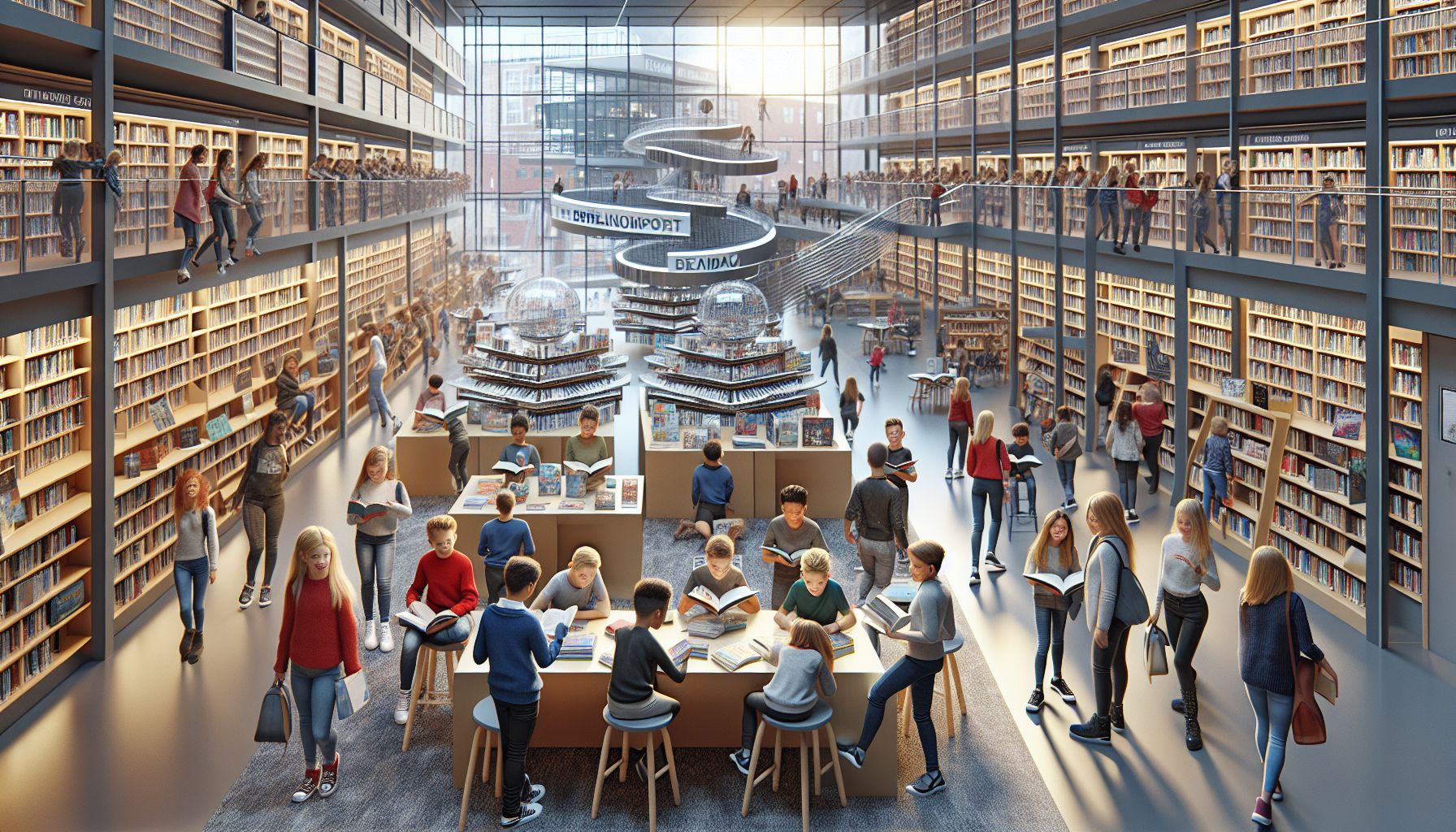 Bibliotheek Nuenen helpt kinderen uit groep 6 boeken kiezen