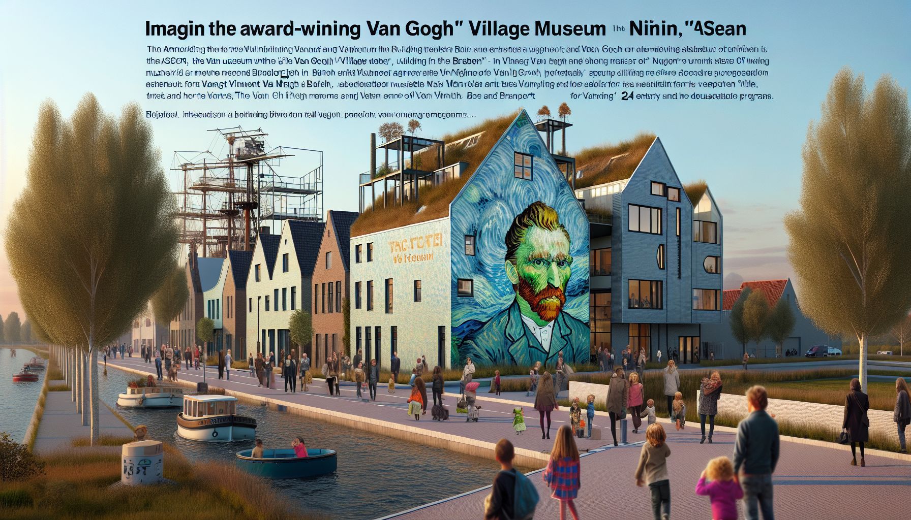 Van Gogh Village Museum wint architectuurprijs in Nuenen