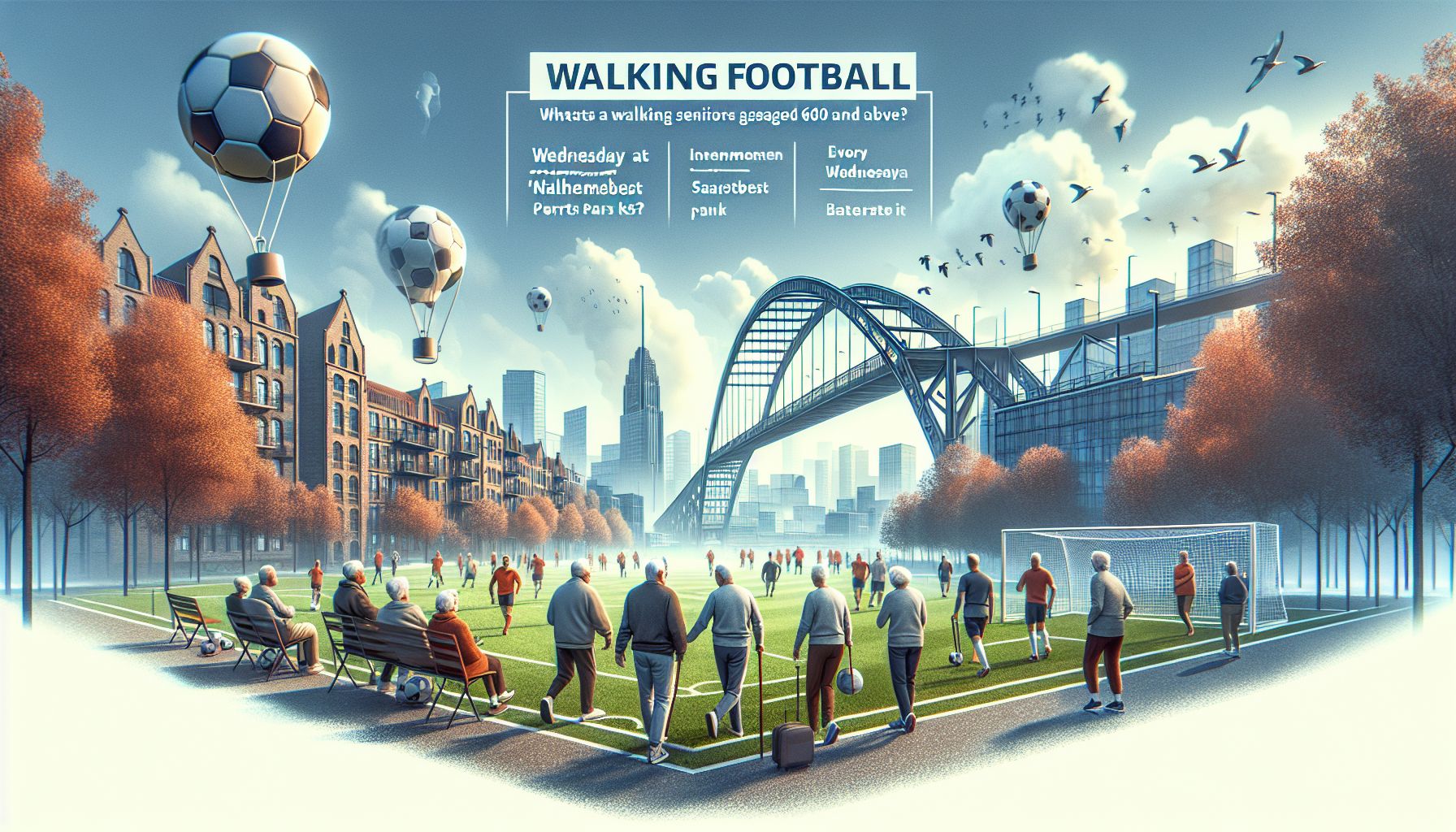 Wilhelmina Boys lanceert Walking Football voor 60-plussers