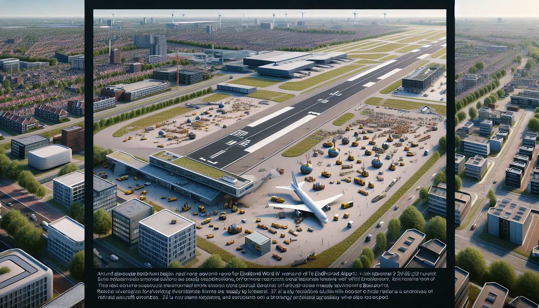 Grootschalige Bommenjacht Begint Bij Eindhoven Airport Startbaan