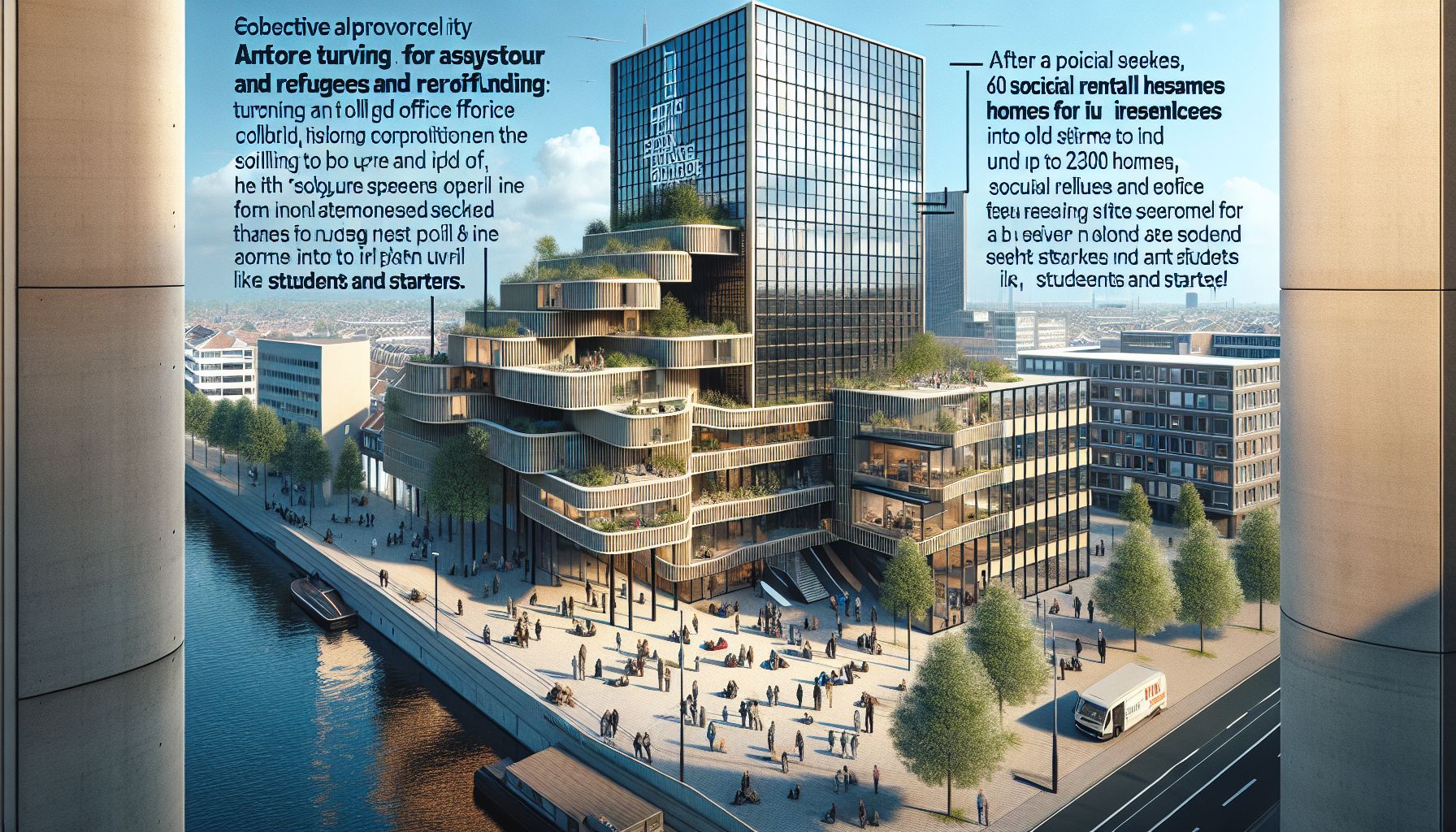 Eindhovens Belastingkantoor Transformatie: Nieuwe Woonruimtes voor Asielzoekers