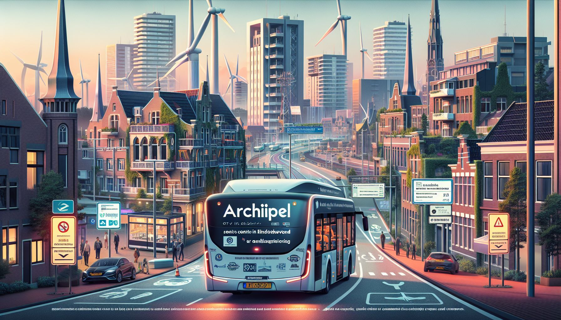 Eindhoven verwelkomt tweede elektrische bus voor Archipel-cliënten