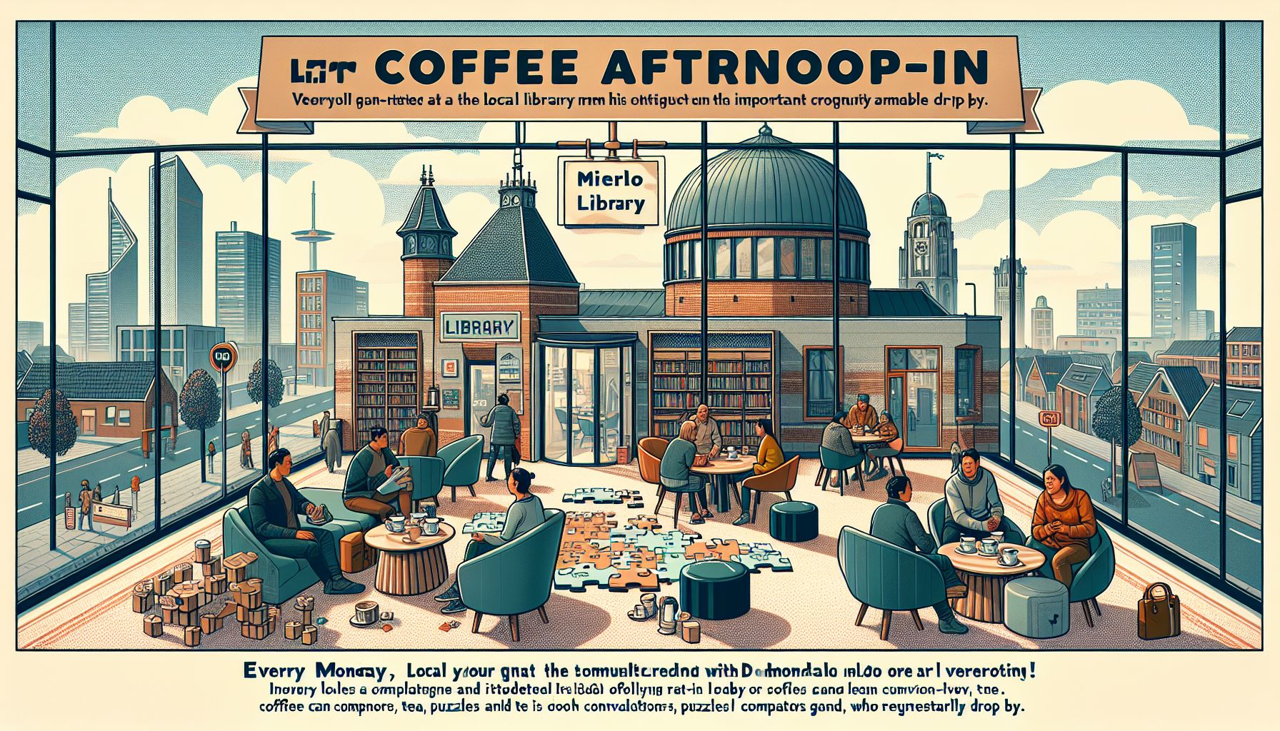 Bibliotheek Mierlo organiseert koffiemiddag voor alle bezoekers