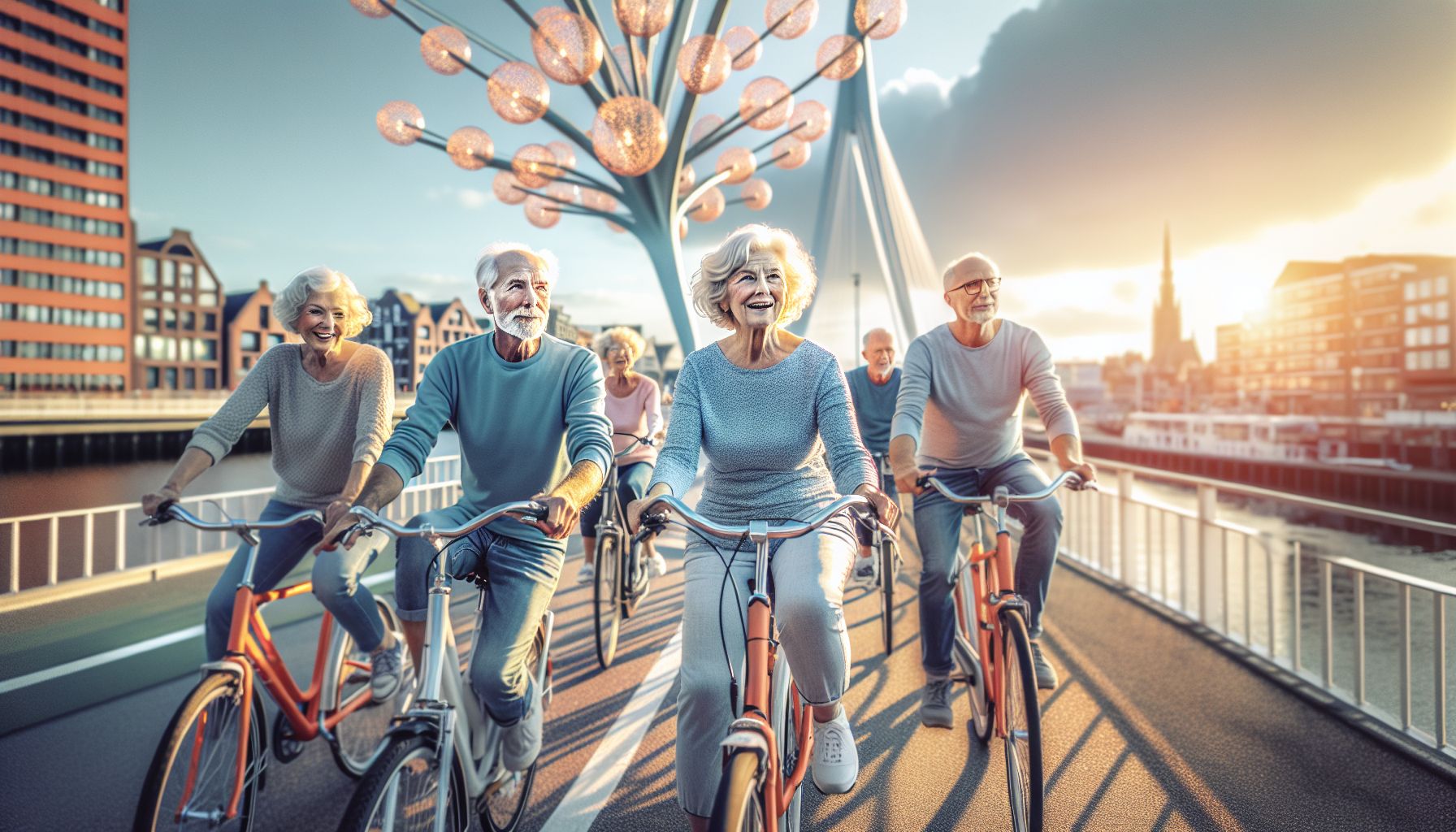 Senioren in Waalre leren veilig fietsen voor gezondheid