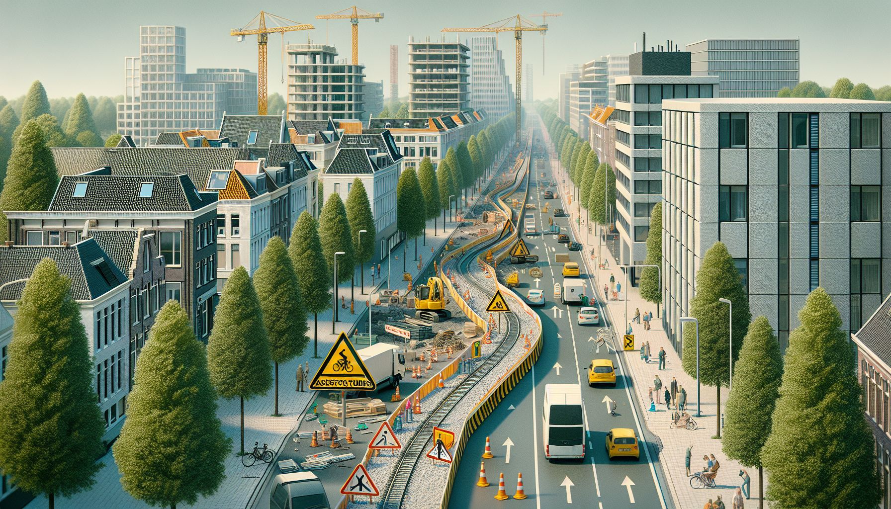 Wegwerkzaamheden Heikantstraat Waalre Vertraagd door Asbestonderzoek