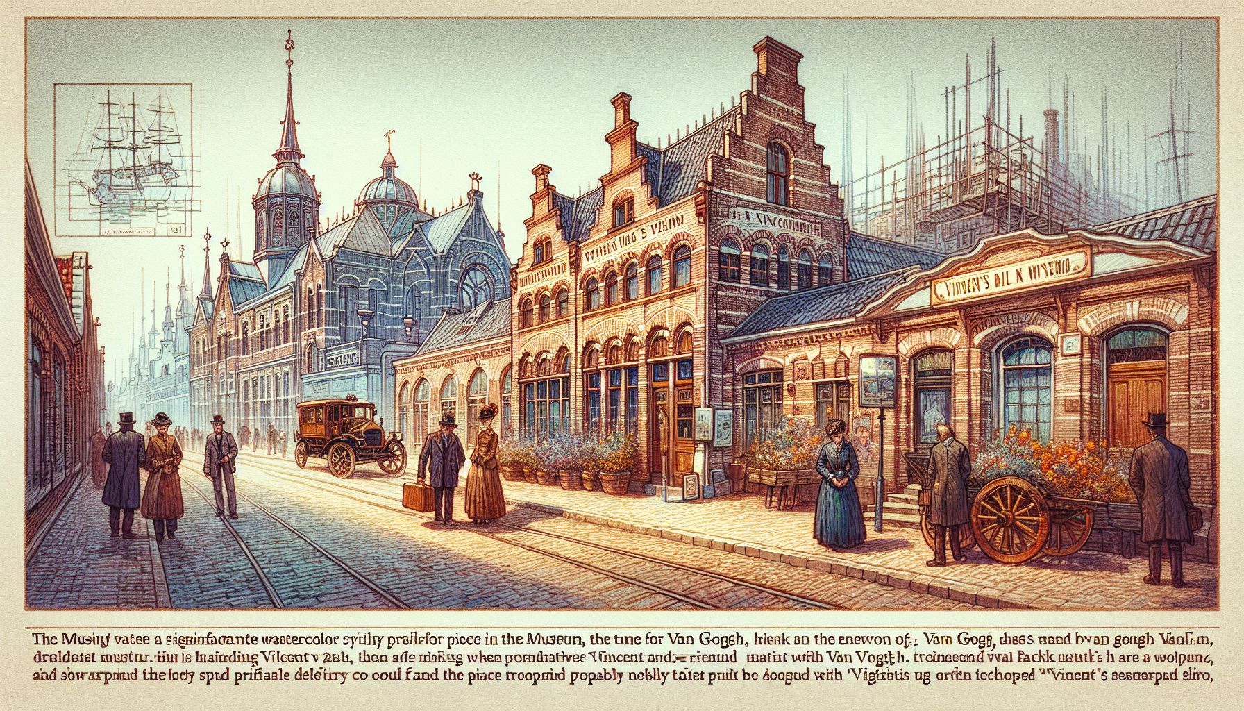 Bijzondere aquarel getoond in Van Gogh Museum Nuenen