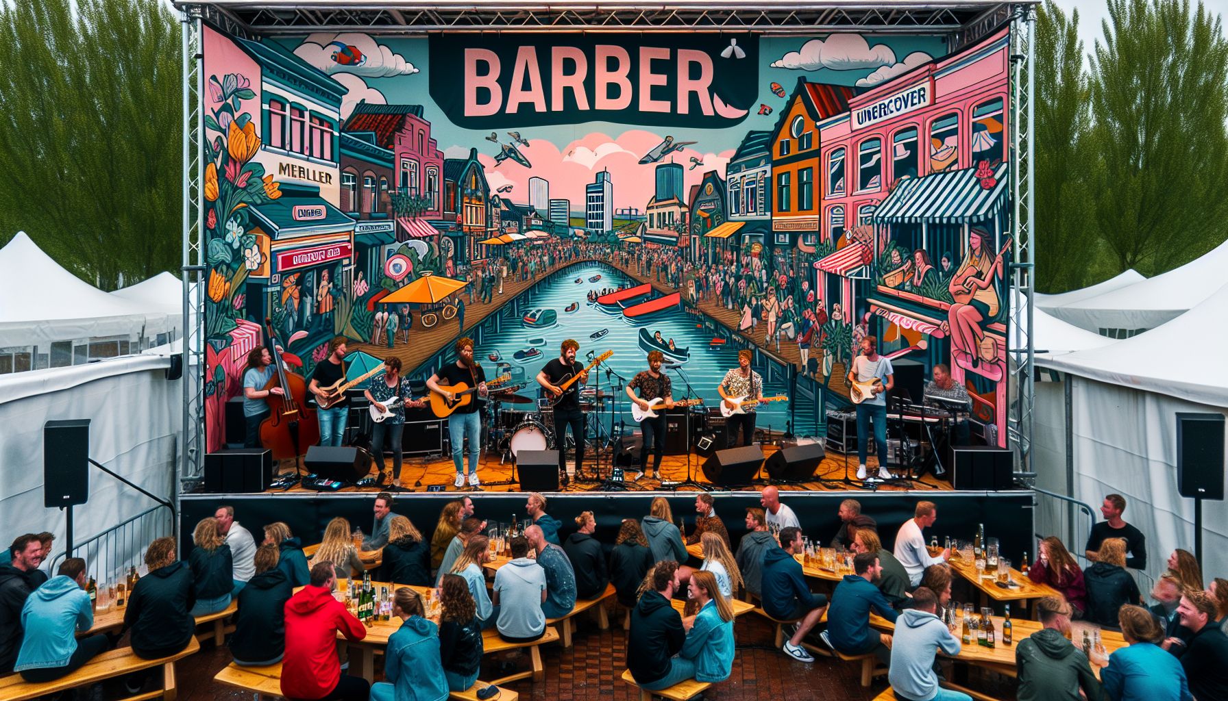 BarberQ Festival in Mierlo viert succes ondanks slecht weer