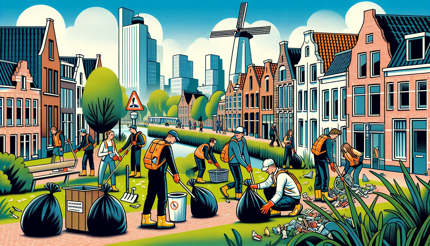 IVN Natuurwerkgroep Waalre Start Seizoen met Schoonmaakdag