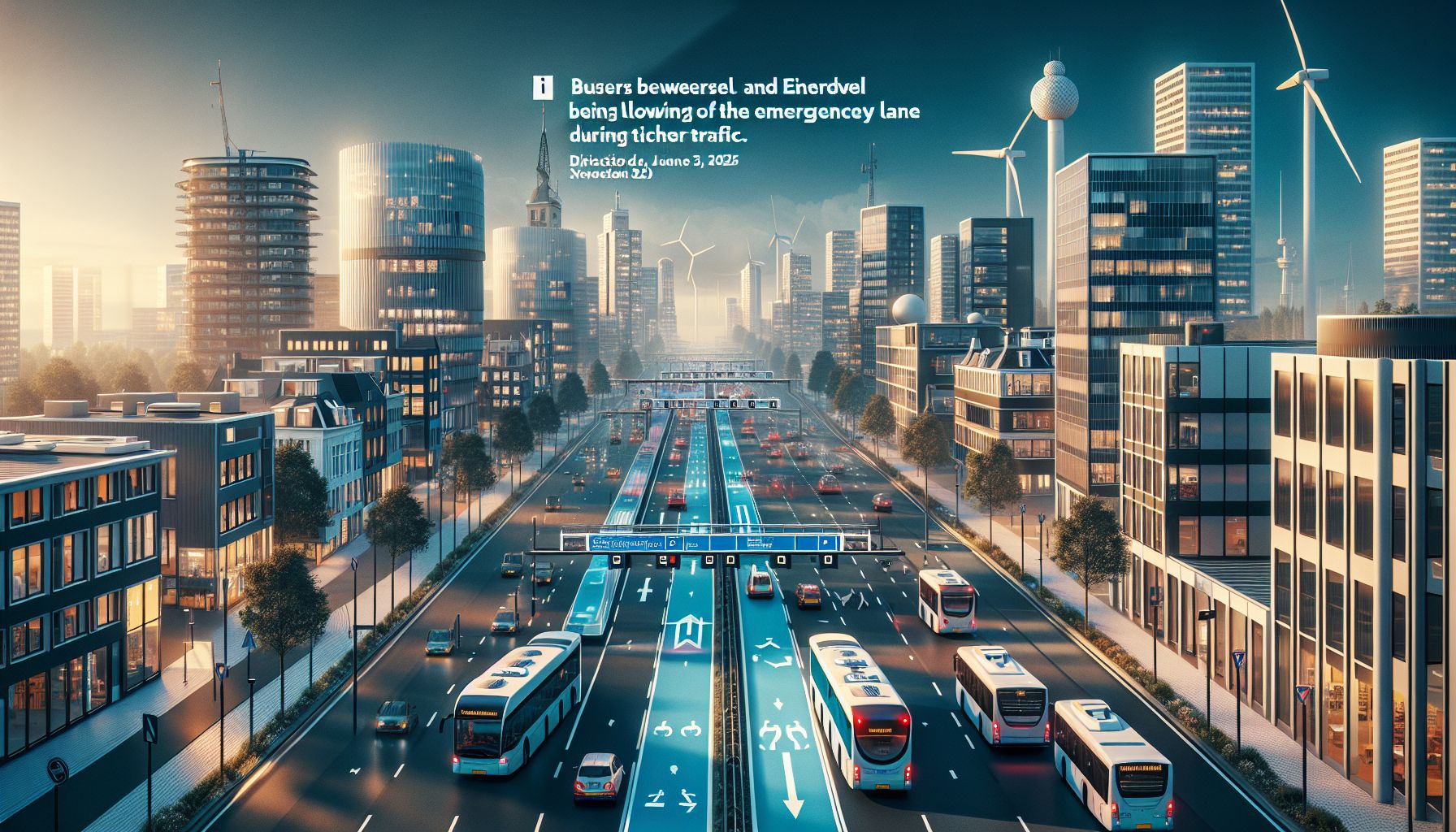 Bussen Eersel-Eindhoven mogen vluchtstrook A67 gebruiken bij files