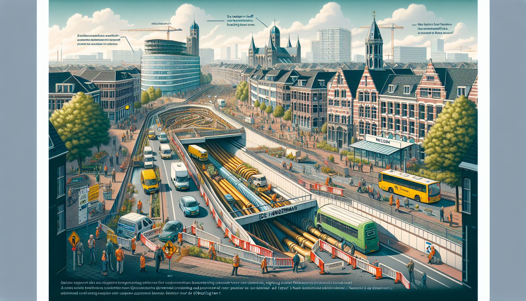 Renovatieprojecten leggen deel centraal Nuenen plat