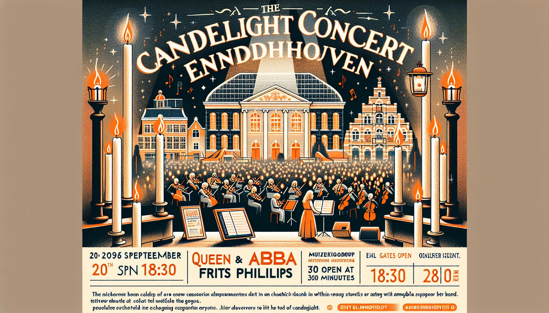 Candlelight Concert Queen en ABBA Verlicht Eindhoven