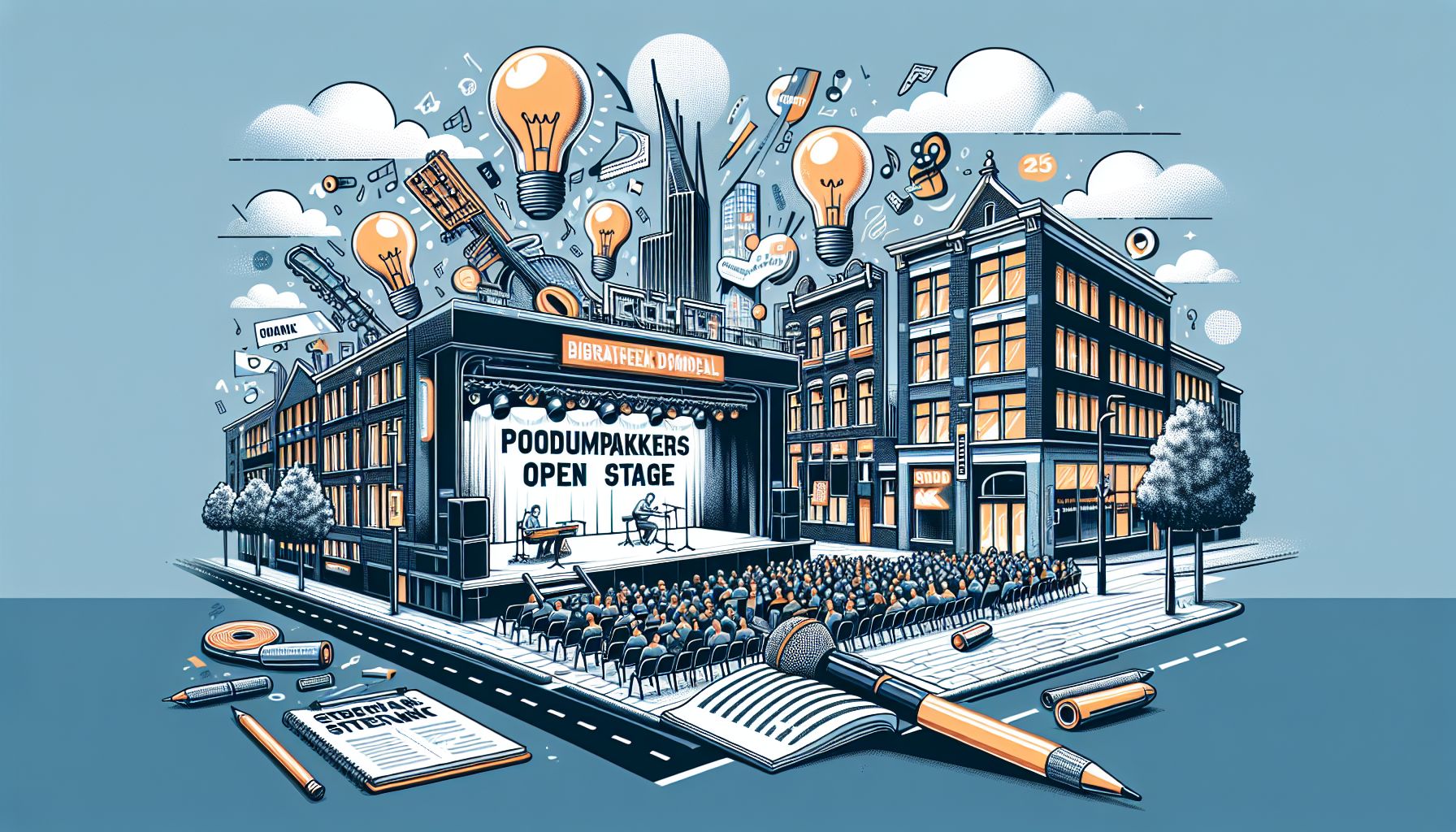 Open Podium PodiumPakkers Nodigt Son en Breugel Talent Uit