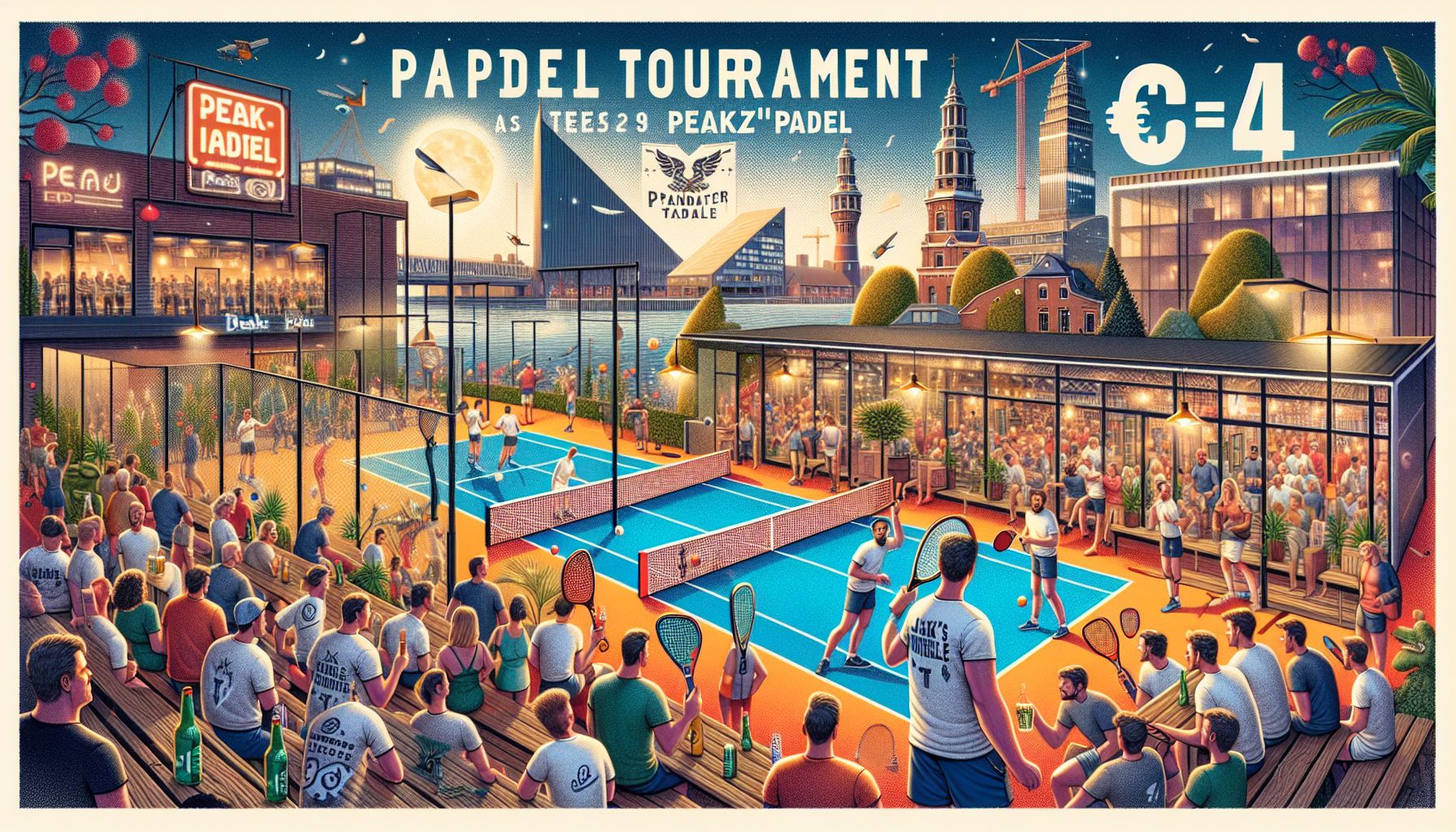 Nieuw padel toernooi Jack's Hustle 415 in Eindhoven gestart