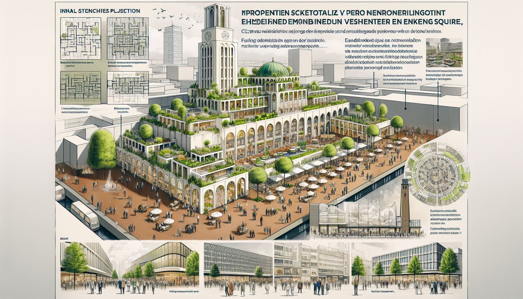Eindhoven onthult plannen voor groene herinrichting Markt