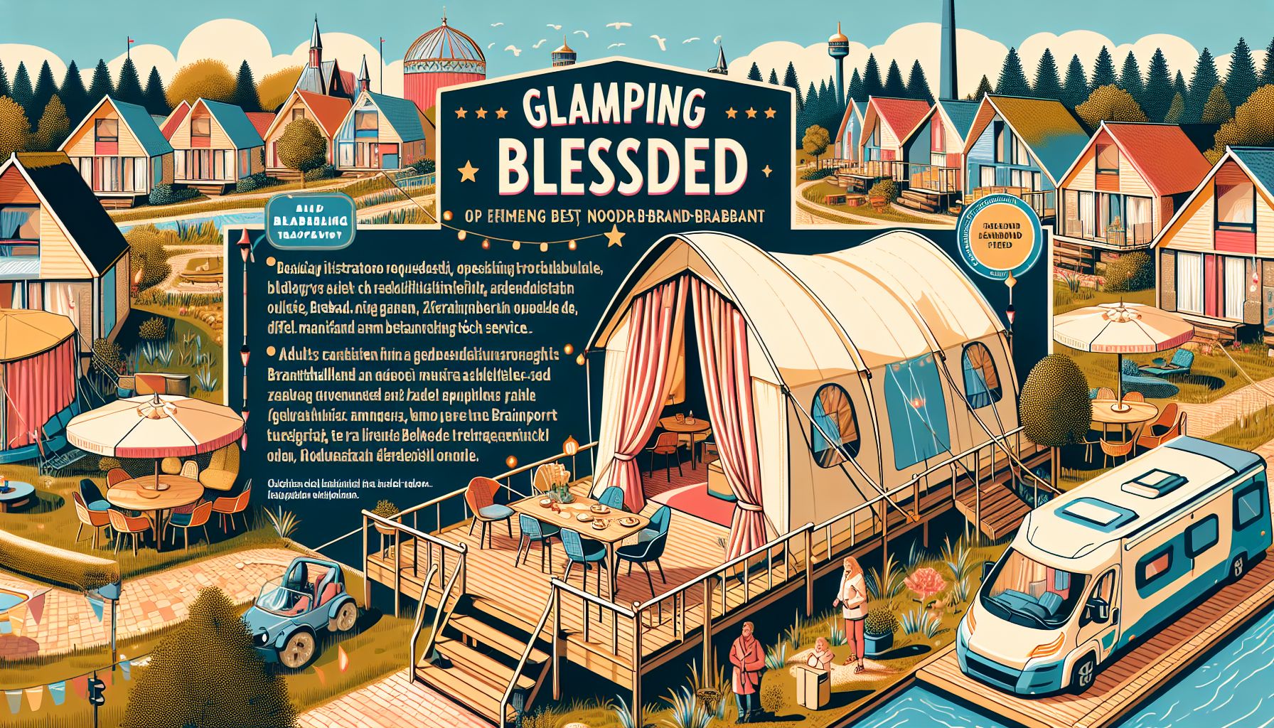 Glamping Blessed in Best opent luxe tenten voor lente