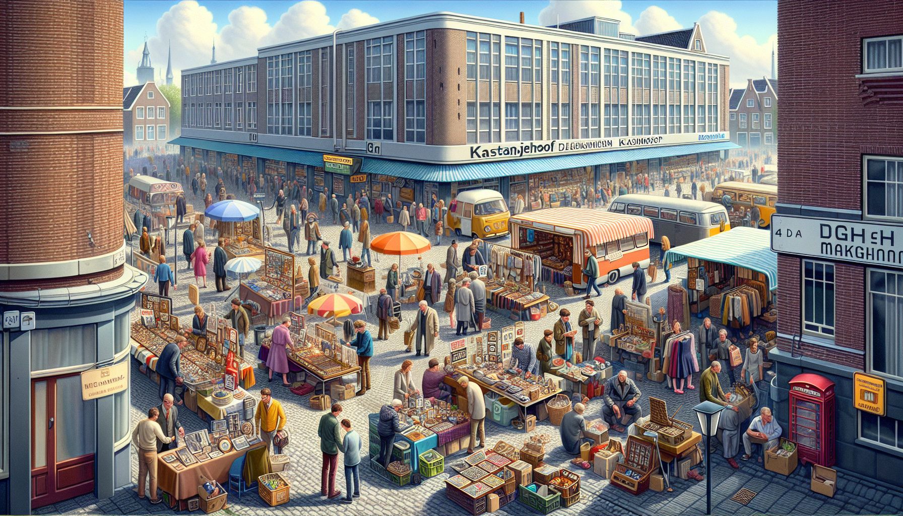 Kastanjehof in Geldrop transformeert tot rommelmarktparadijs