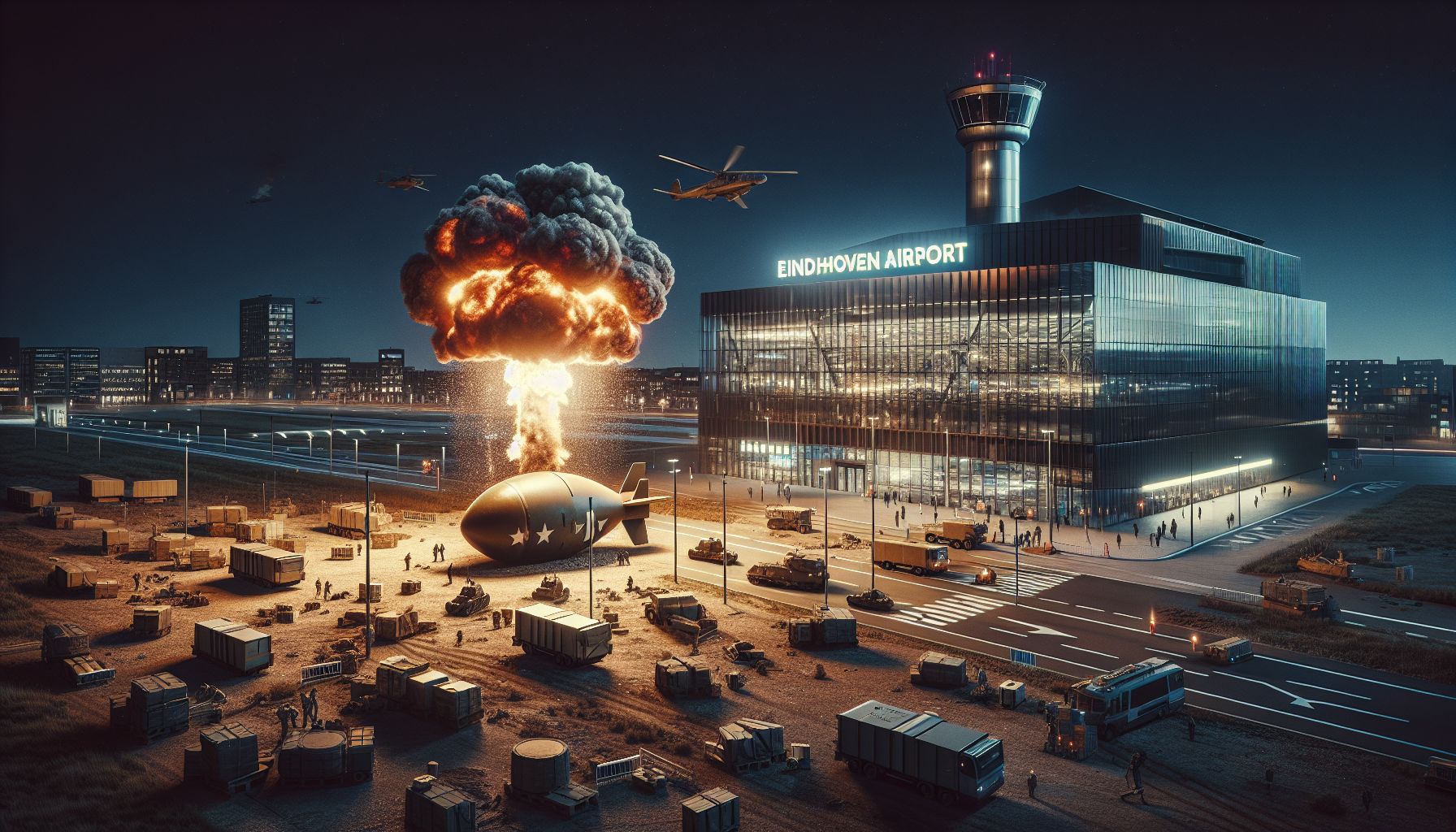 Vliegtuigbom uit WOII tot ontploffing gebracht op Eindhoven Airport