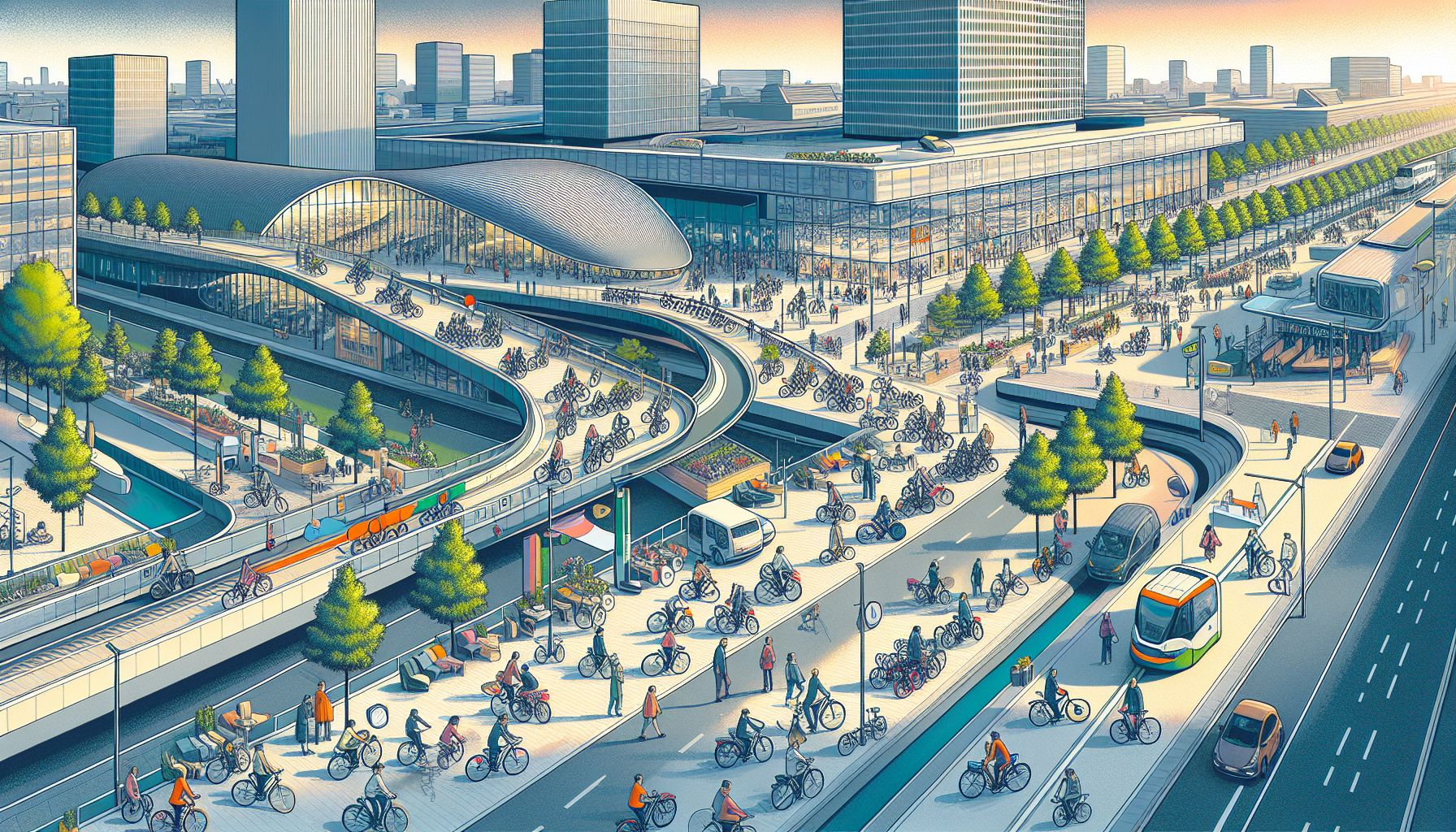 Fietspaden High Tech Campus Eindhoven Uitgebreid voor Betere Bereikbaarheid