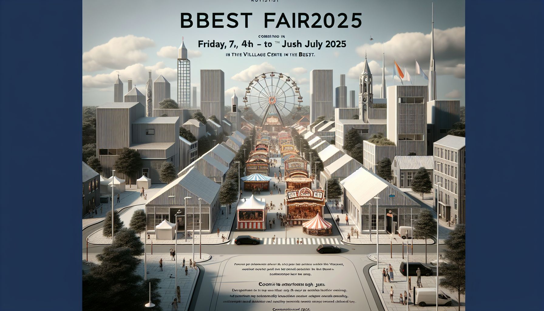 Kermis Best 2025 brengt het dorpscentrum tot leven in juli