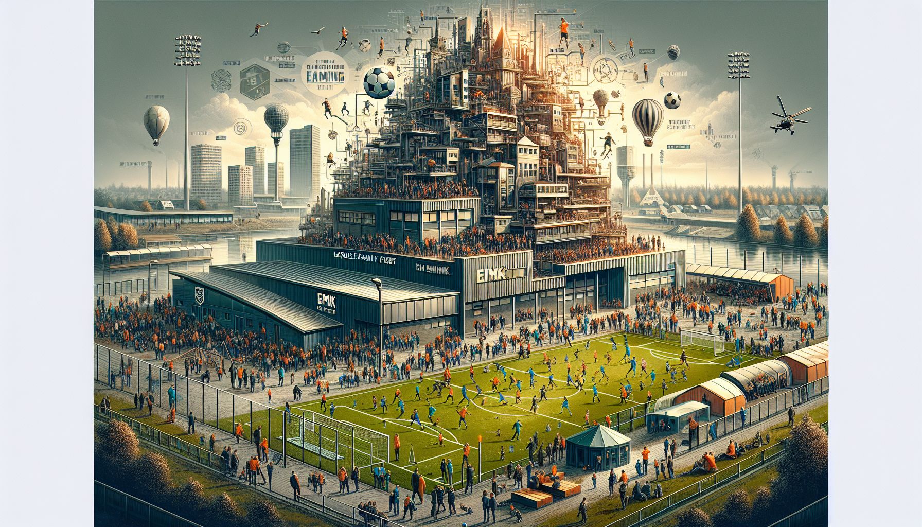 Groot Familie-evenement Bij Voetbalclub EMK in Nuenen