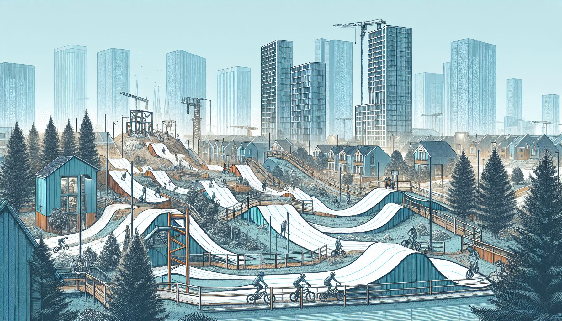 Nieuwe Pumptrackbaan Verbindt Jongeren en Ouderen in Son en Breugel