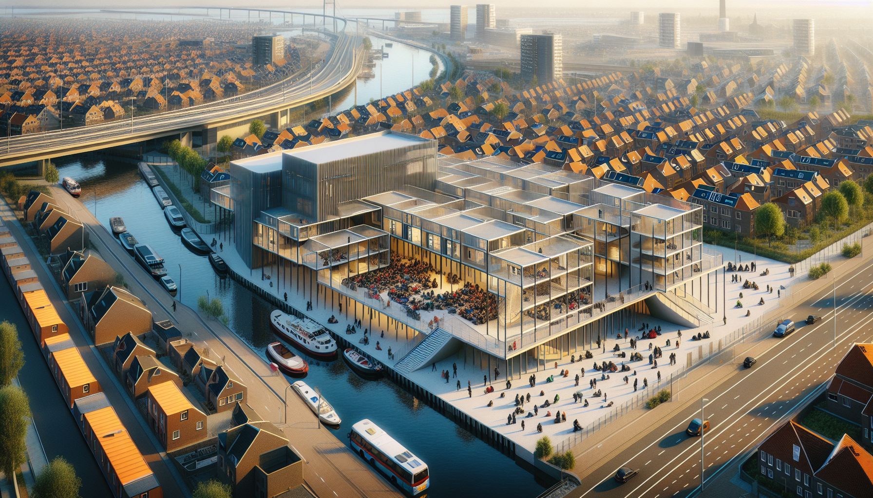 Nieuwe opvanglocatie voor vluchtelingen in Nuenen geopend