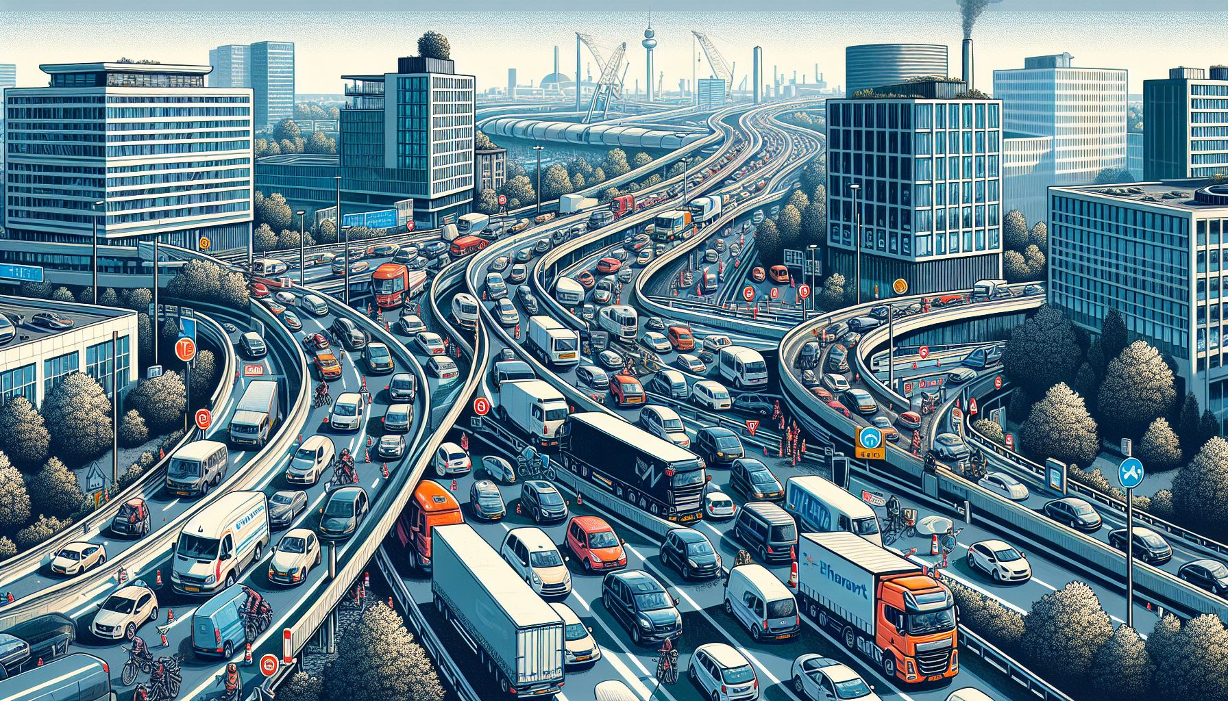 Ongelukken Leiden Tot Overvolle Wegen Rond Eindhoven