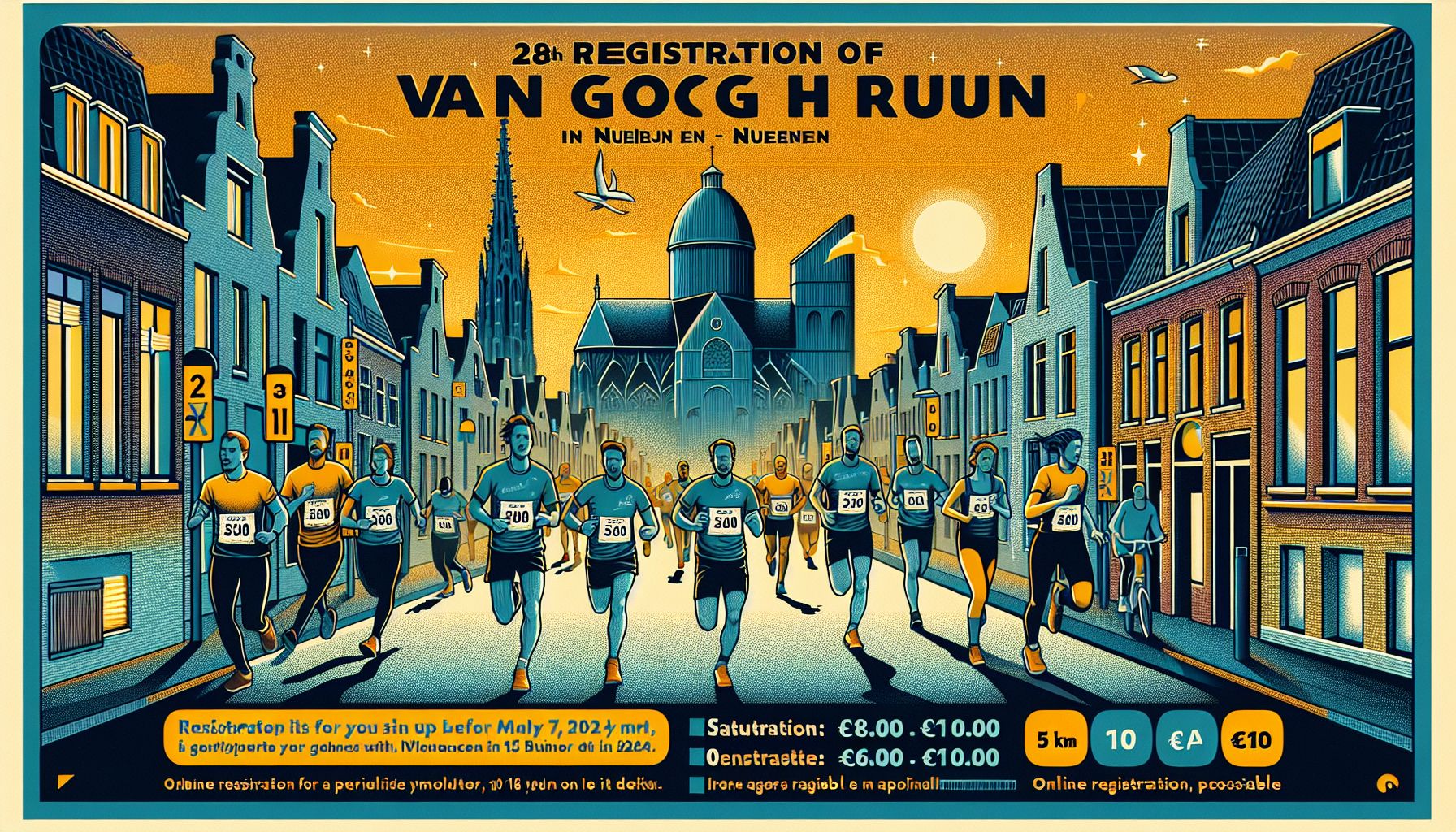 Inschrijving Van Goghloop 2025 in Nuenen van start gegaan