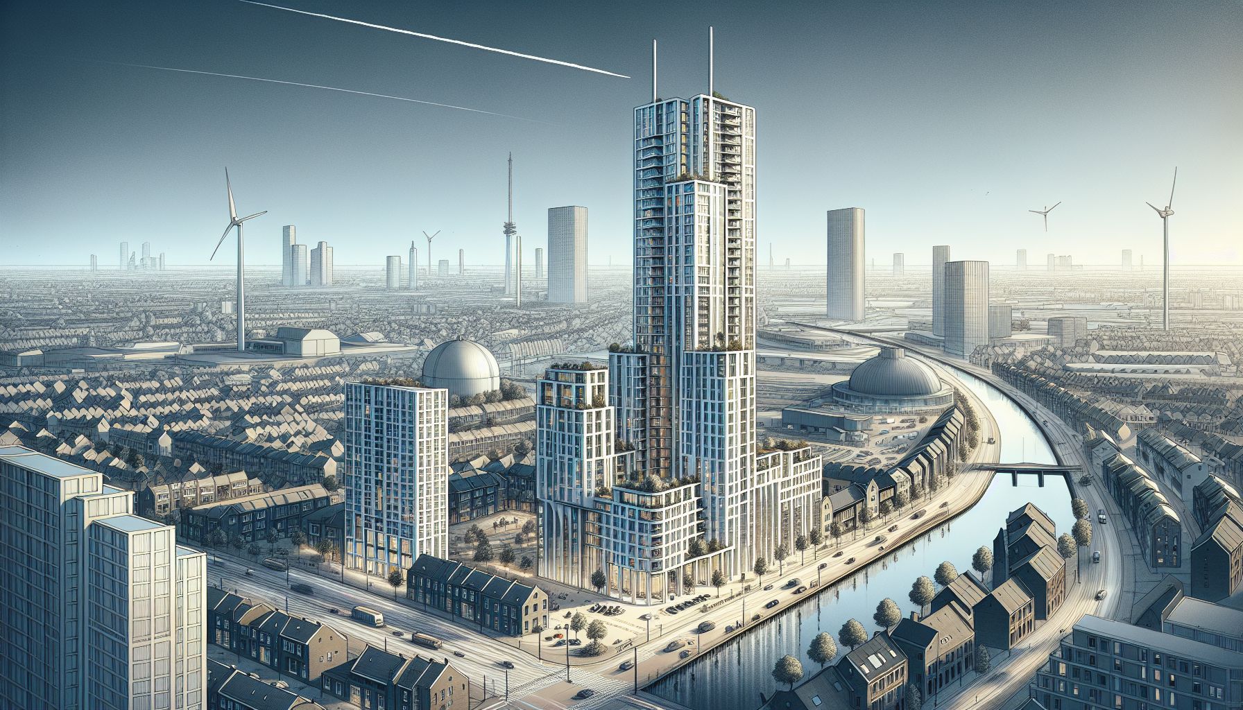 Hoogste woontoren Eindhoven bijna klaar voor eerste bewoners