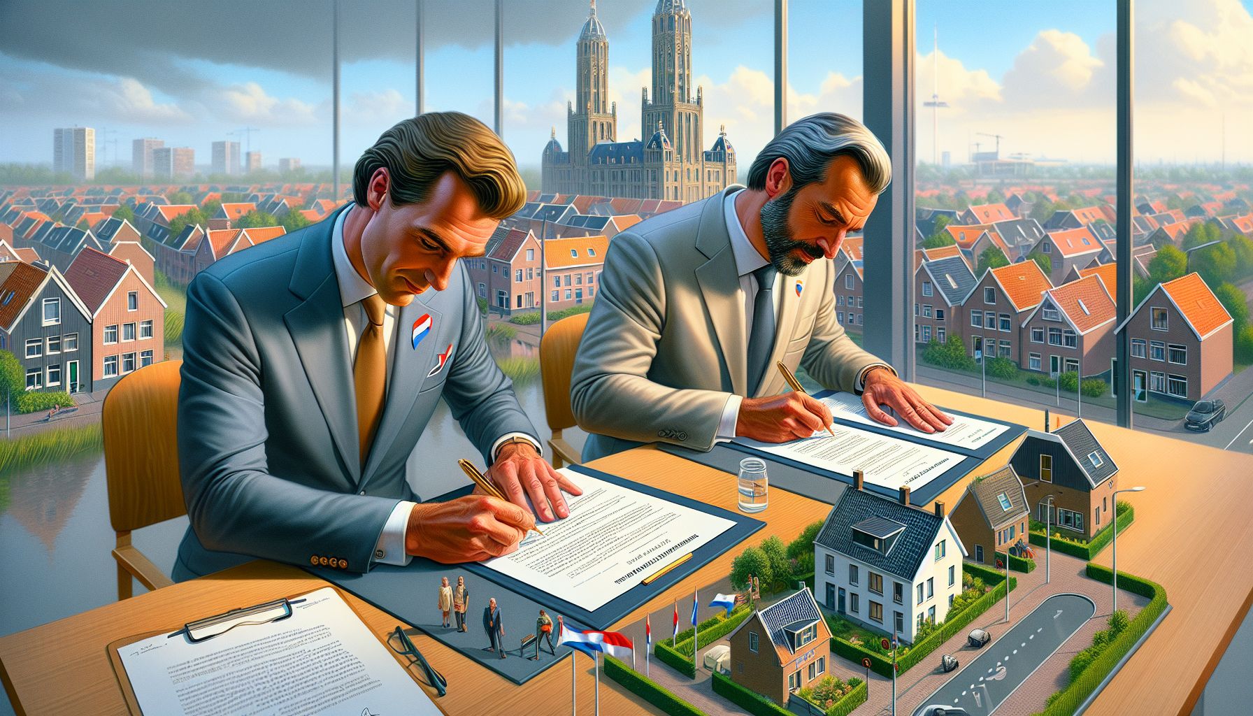 Anterieure overeenkomst Oranjebuurt Nuenen ondertekend