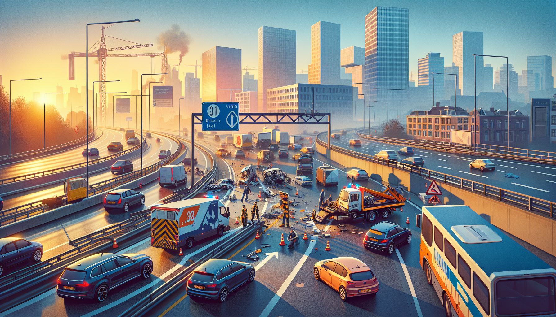 Ongeluk op A2 bij Eindhoven veroorzaakt files, nu opgelost