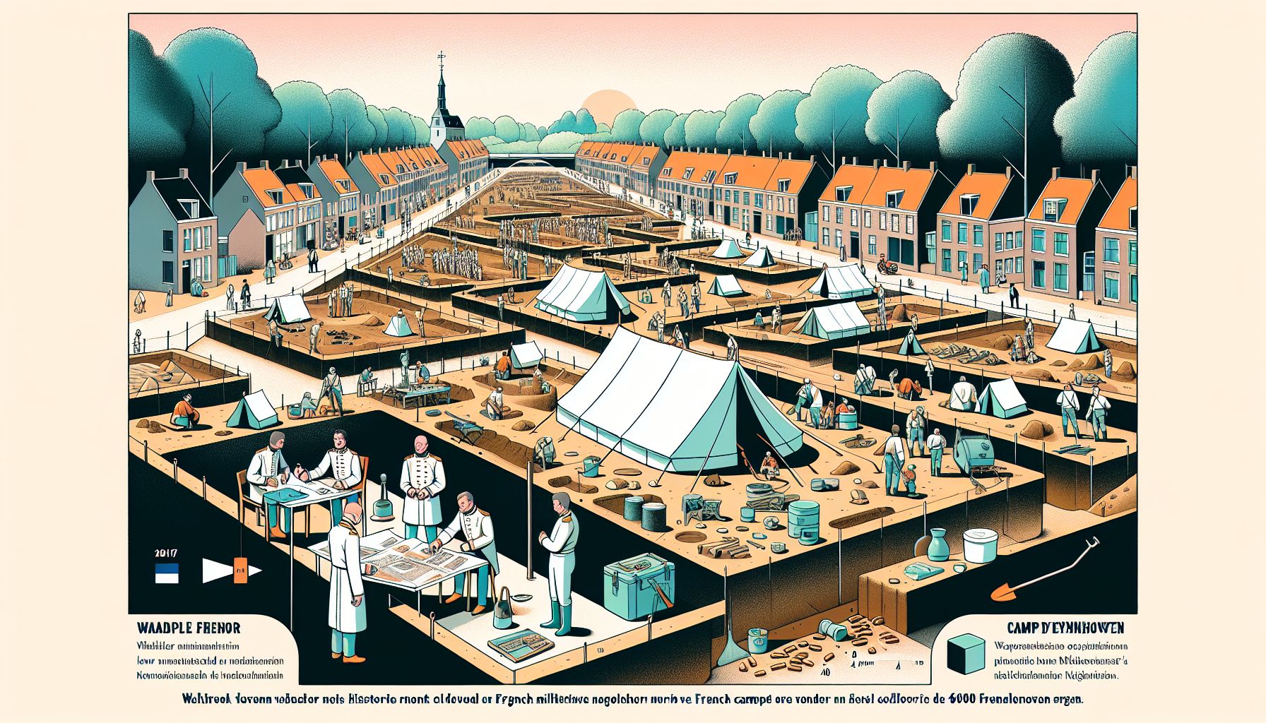 Waalre organiseert open middag bij Frans legerkamp