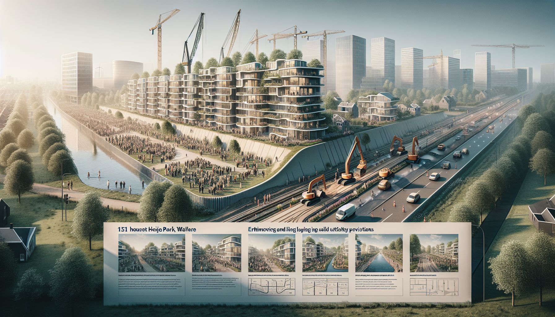 Bouw Heijde Park Waalre van start met 151 nieuwe woningen