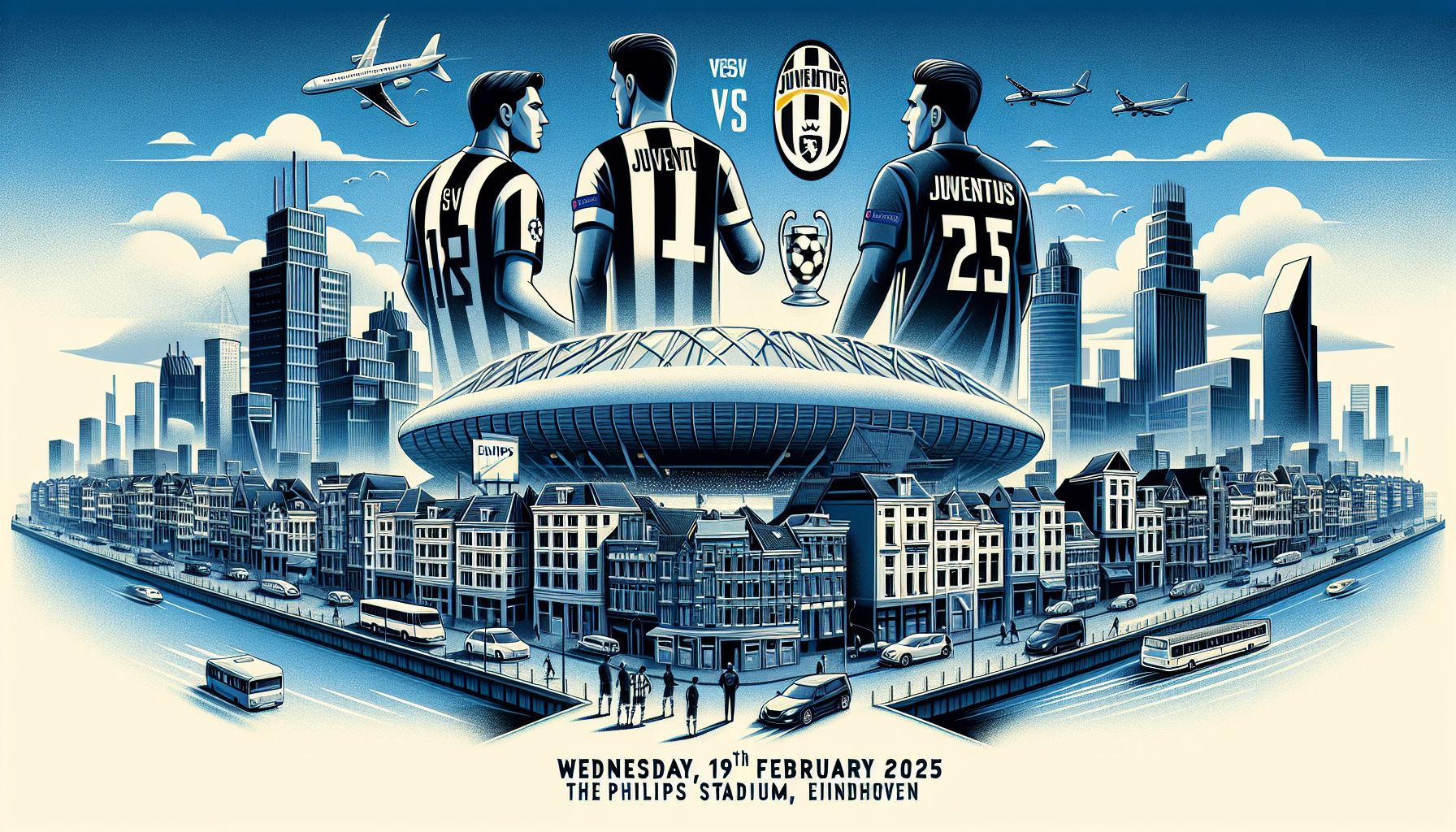 PSV Eindhoven ontmoet Juventus in Champions League-strijd