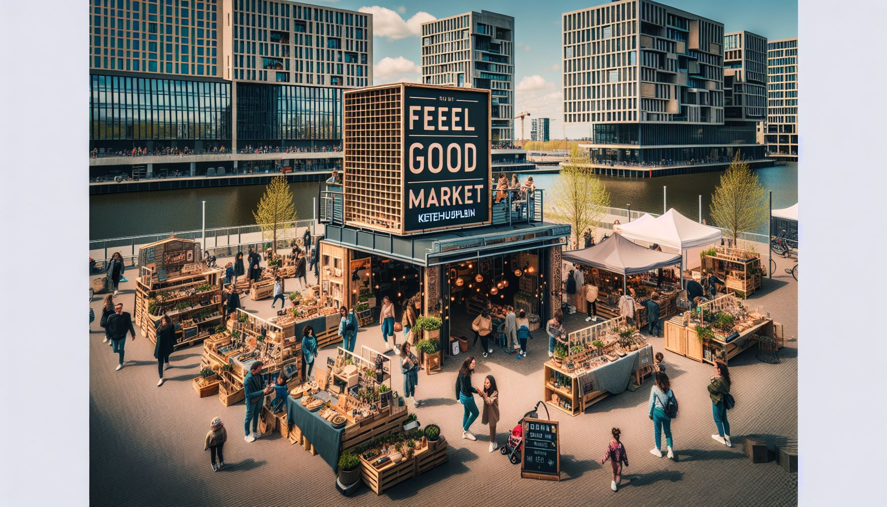 FeelGood Market brengt creatieve sfeer naar Ketelhuisplein