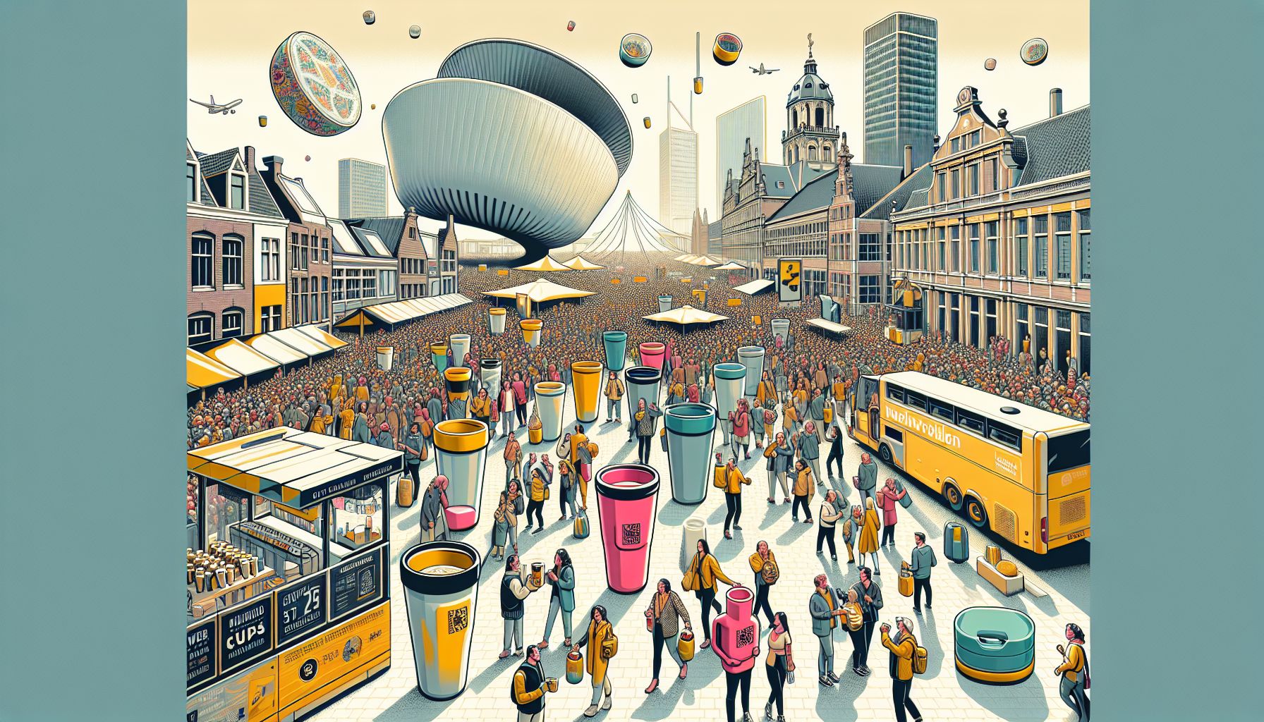 Eindhoven start met herbruikbare bekers tijdens grote evenementen