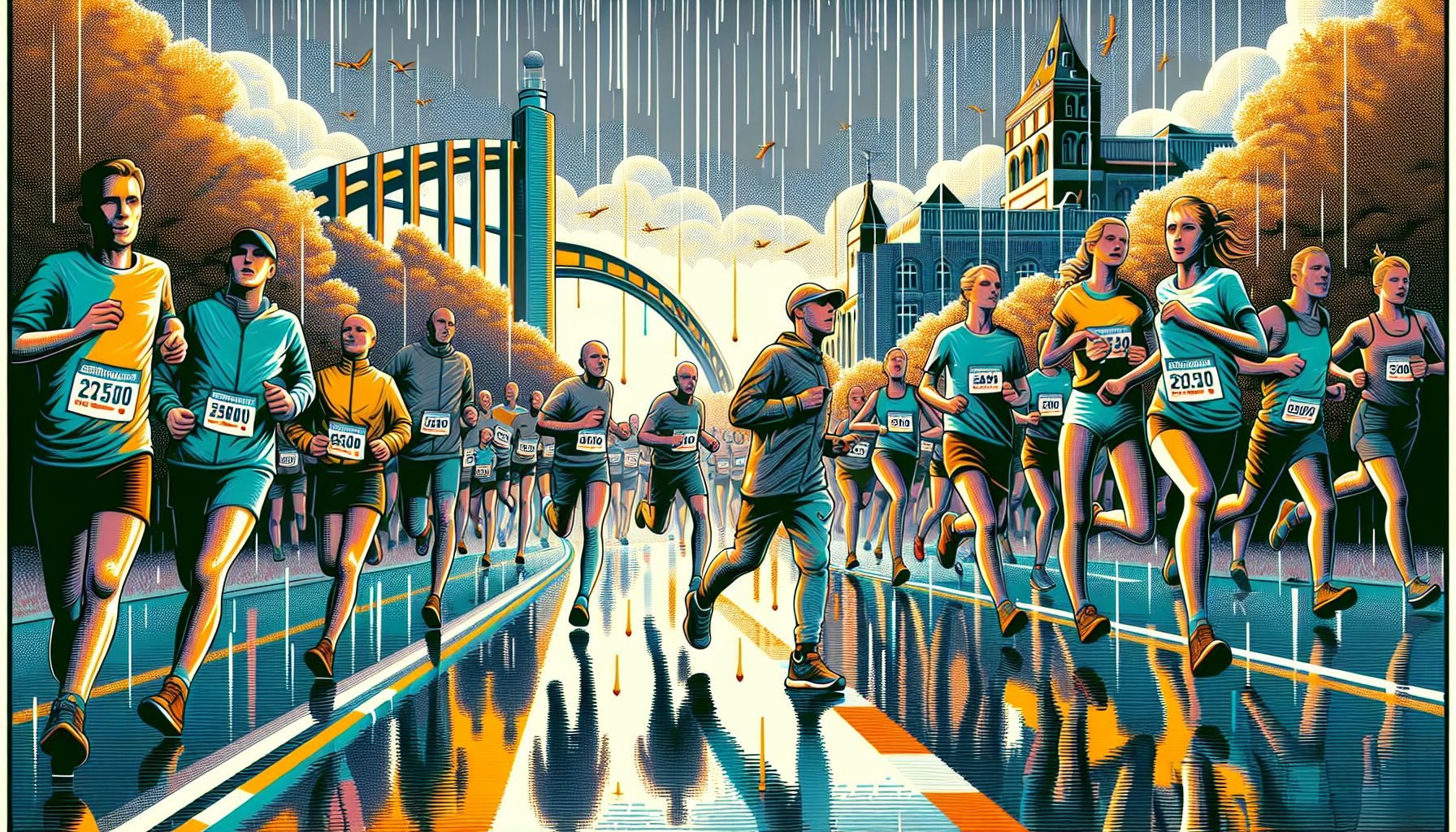 Onvoorspelbaar Weer Kleurt Van Goghloop in Nuenen